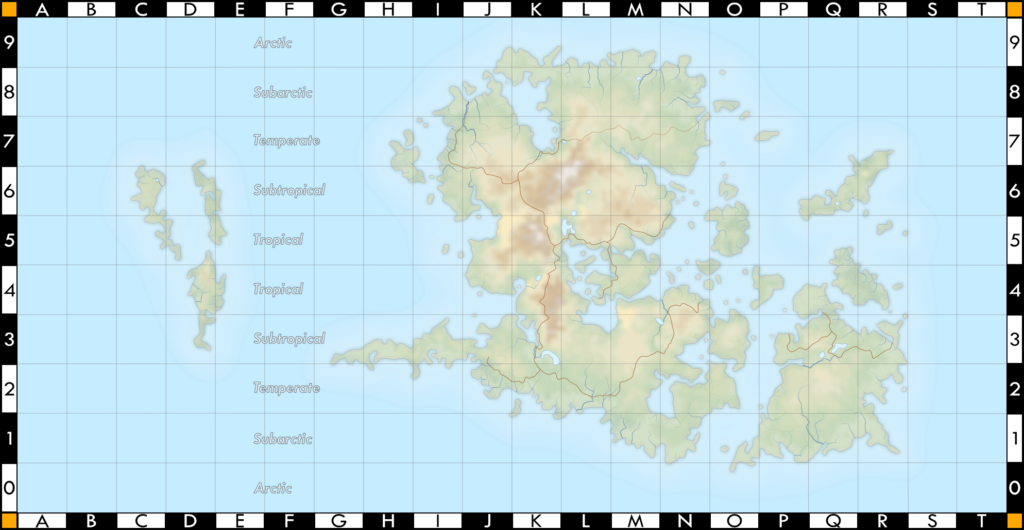 Trid's climate bands